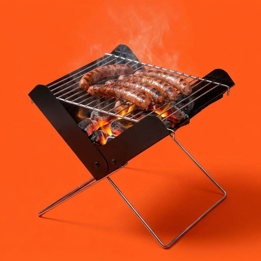 Mini BBQ Pliable Portable - Merguez
