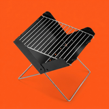 Mini BBQ Pliable Portable - Vue plongeante