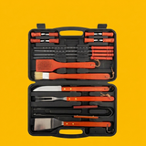 Kit Ustensiles Barbecue 18 Pieces - Vue top-down